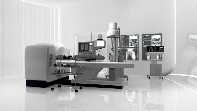 Precision CNC machined medical imaging equipment.
