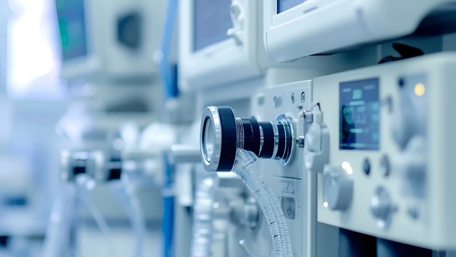 Precision machined control knobs and connectors for medical monitors.