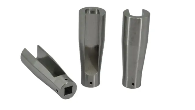Precision CNC-machined metal components for life sciences and medical device equipment.