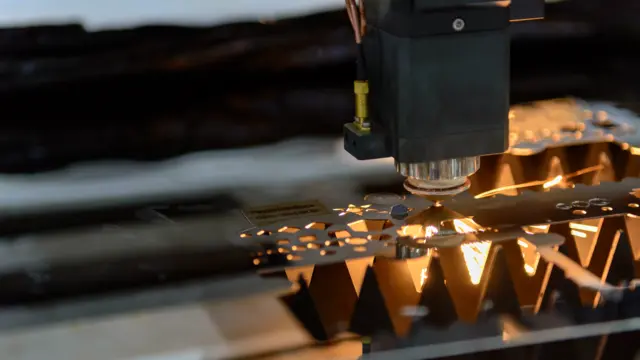 Precision laser cutting of sheet metal components for life science equipment.