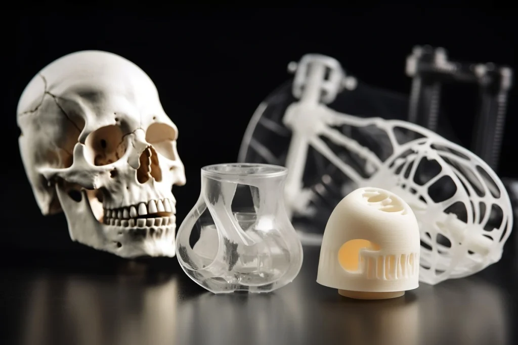 3Dprinted skull model and medical printing parts for preoperative planning