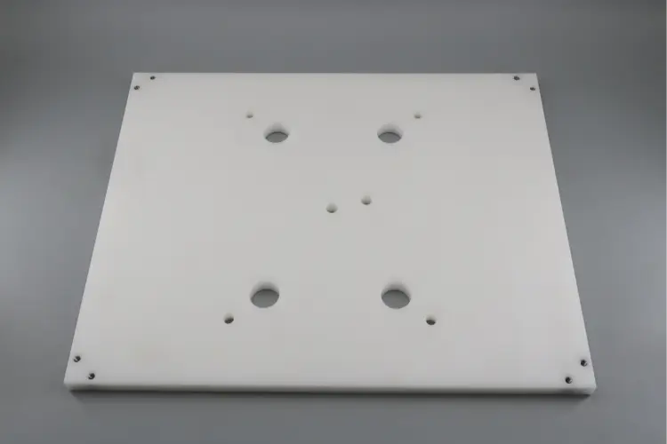 White delrin machining parts