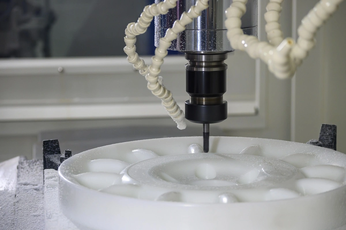 CNC machining acetal and Delrin plastic components for high-precision engineering applications