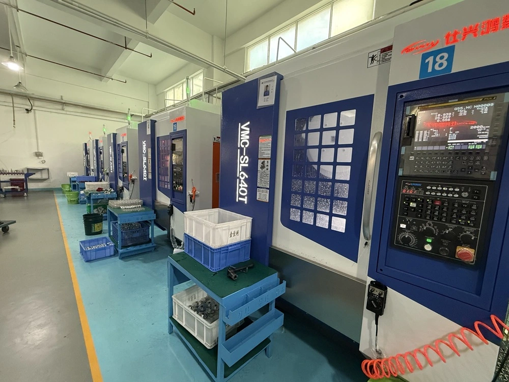 CNC turning center with live tooling for complex features