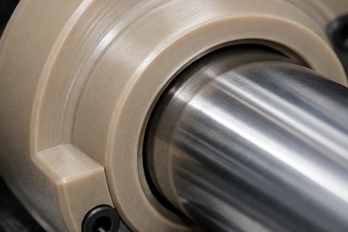 CNC-machined medical-grade PEEK bearing surface