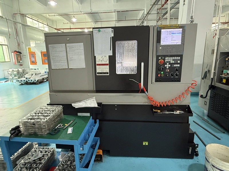 standard CNC lathe used for straight turning operations