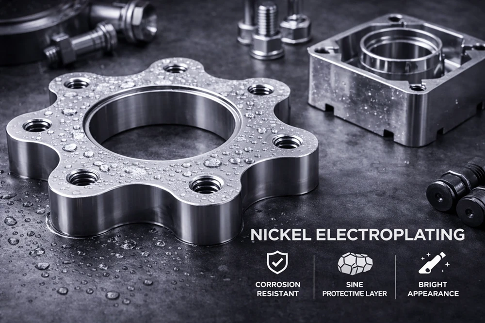 Nickel electroplating on steel for corrosion and wear resistance