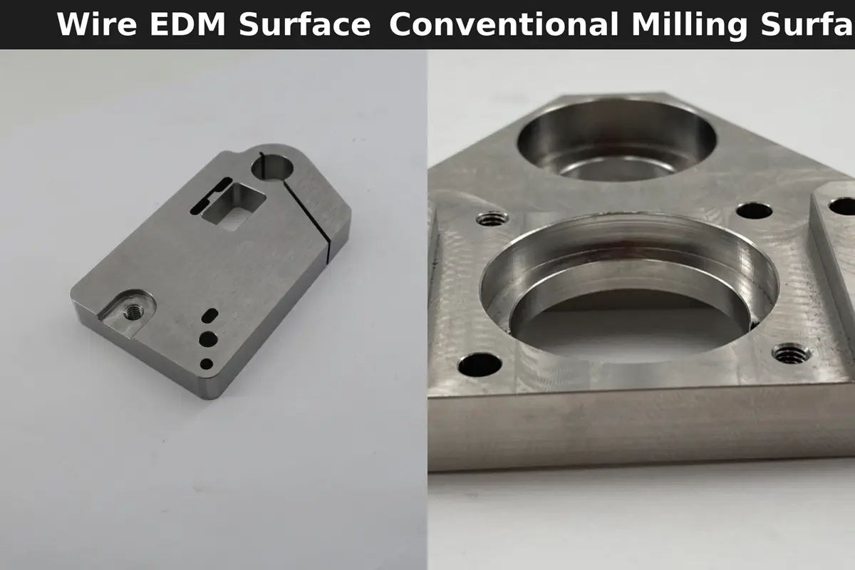 Comparison of Wire EDM surface finish vs conventional milling