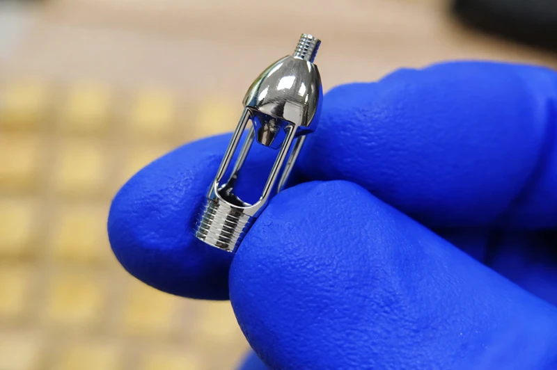 Custom Swiss turned components for medical devices from Rollyu Precision