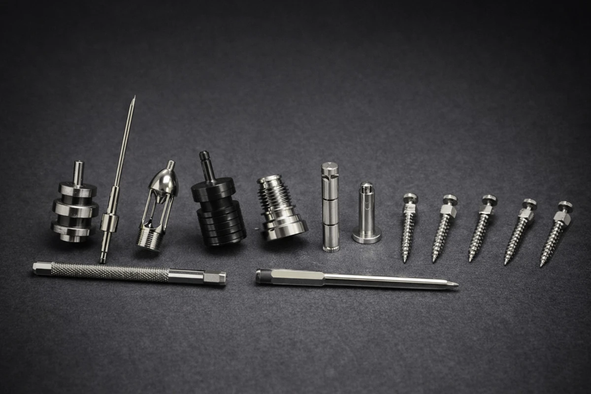 highly polished, modern micro-machined medical and aerospace parts