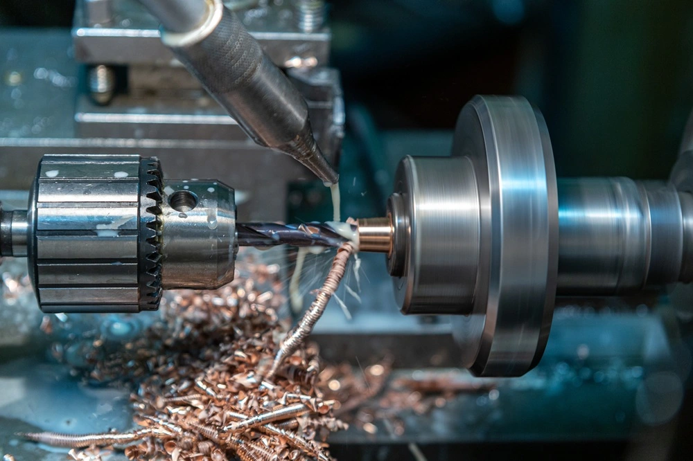 CNC machining process for phosphor bronze precision components