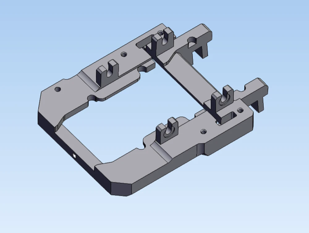 Engineering CAD analysis of thin- walled Black Delrin dental part