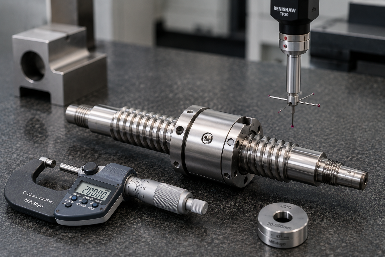 High-precision ACME leadscrew nut for medical device positioning