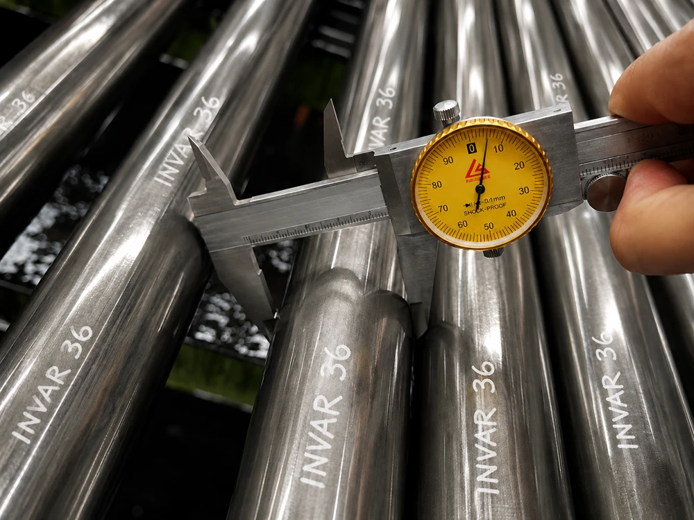 raw invar 36 nickel iron alloy bar stock used for ultra low thermal expansion manufacturing