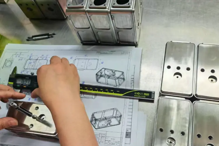 Quality inspection and dimensional verification of precision threaded CNC machined components