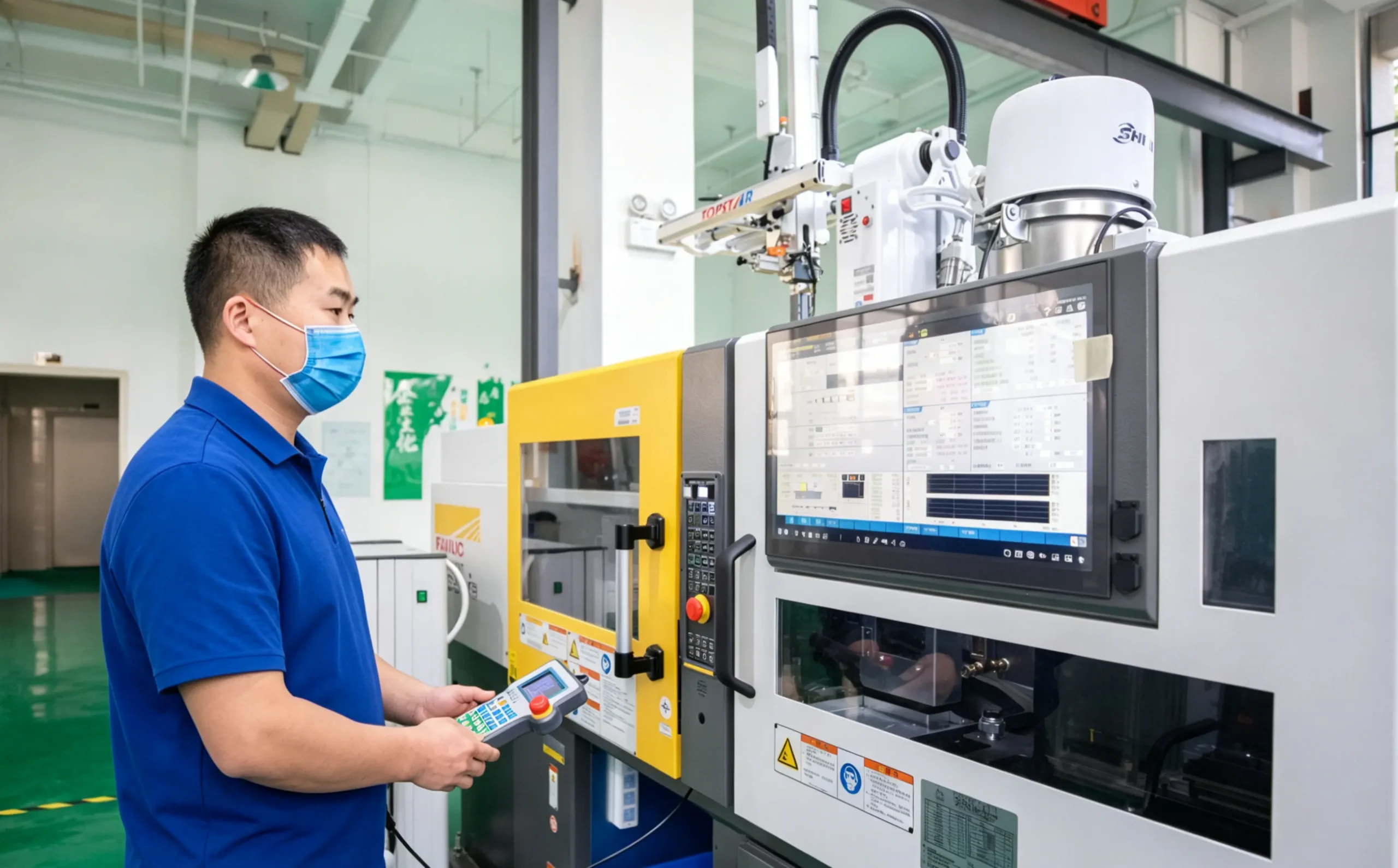 die casting production and process control in manufacturing facility