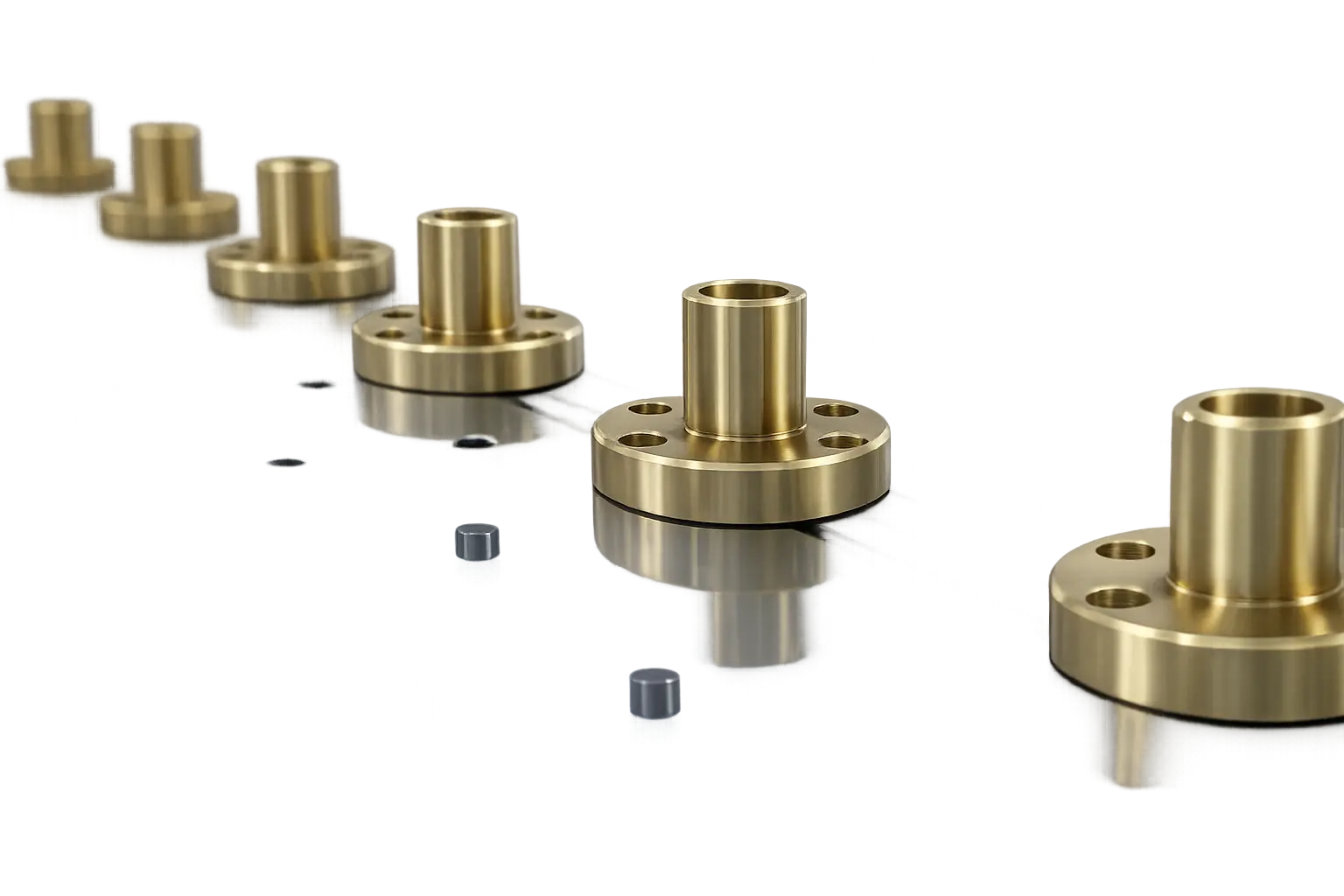 high volume production of precision machined brass components