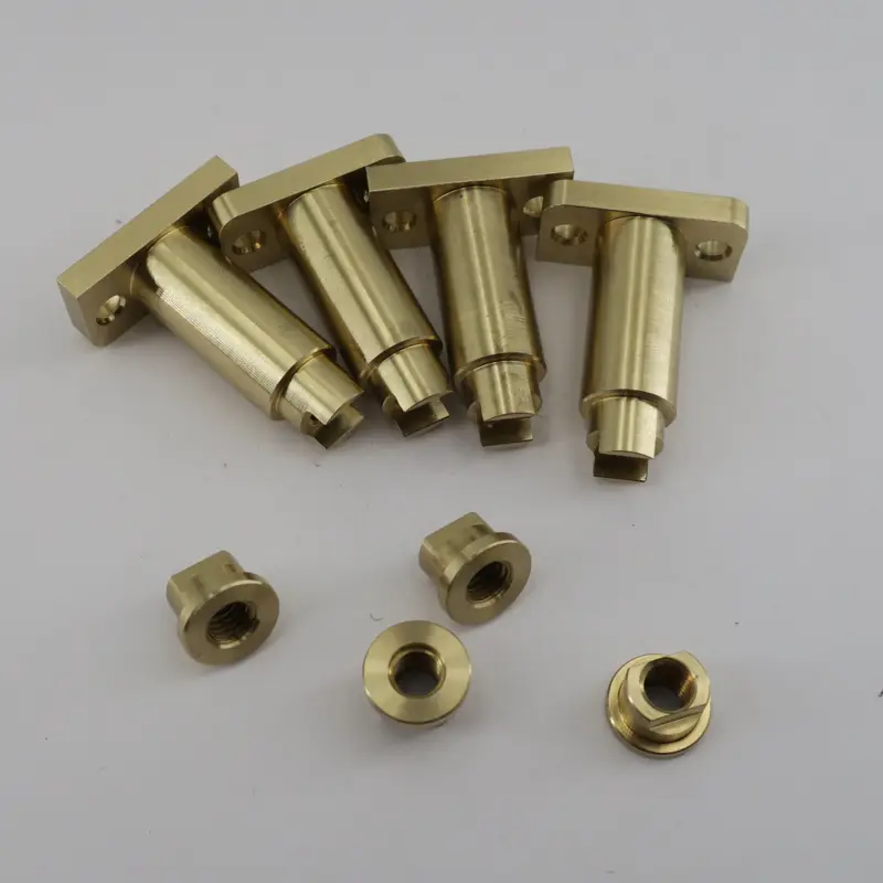 machined bronze structural components for industrial equipment