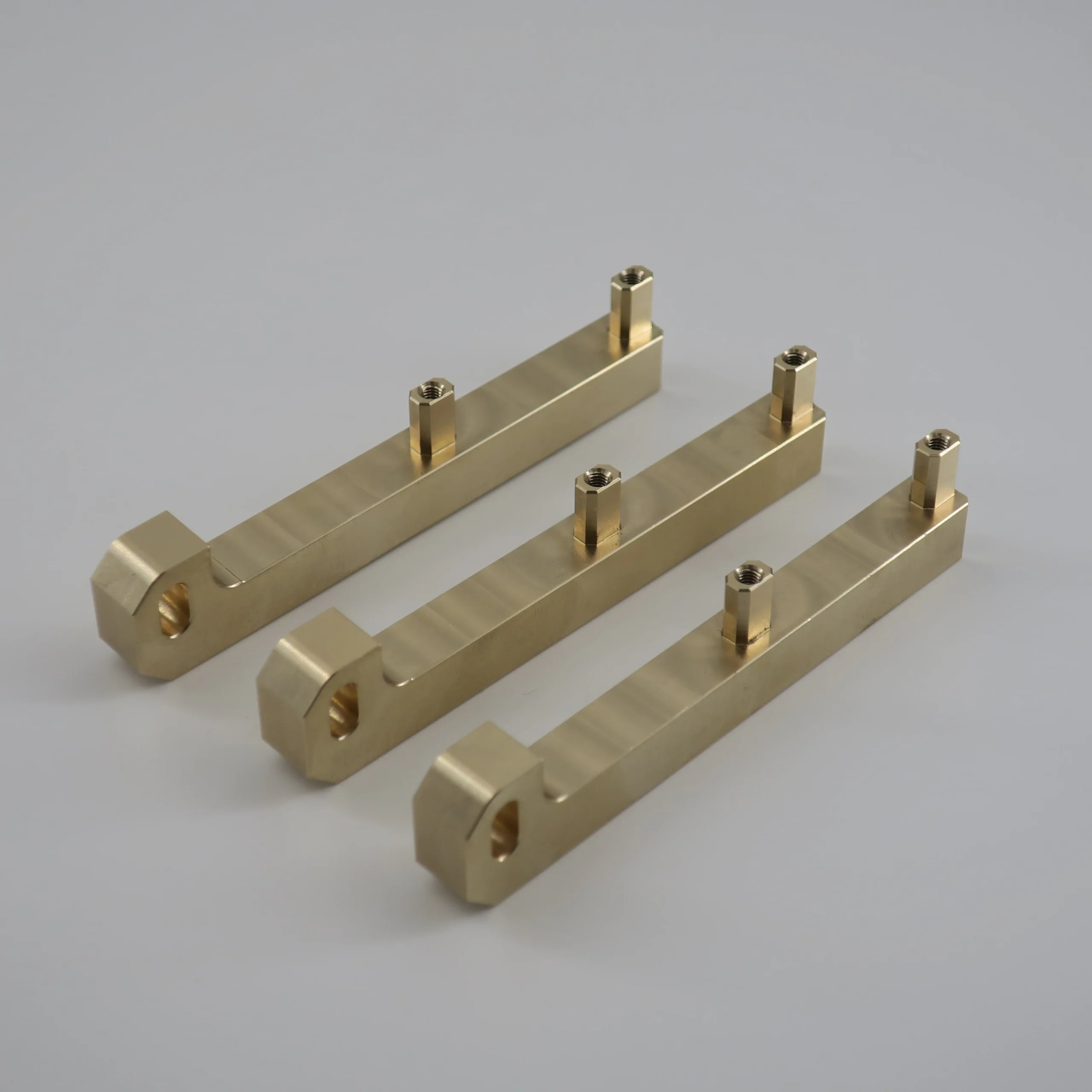 precision CNC machined brass components for industrial and mechanical applications