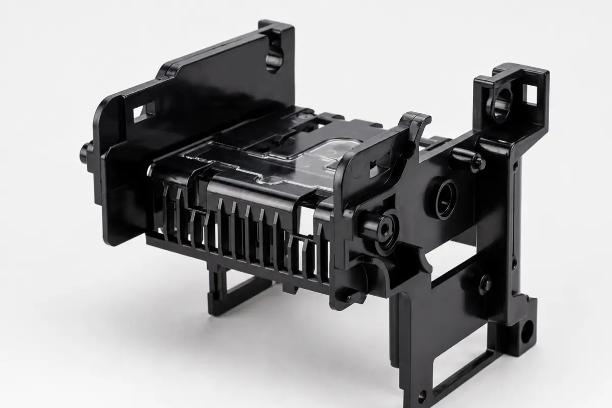 Design for Manufacturability (DFM) review of a plastic part