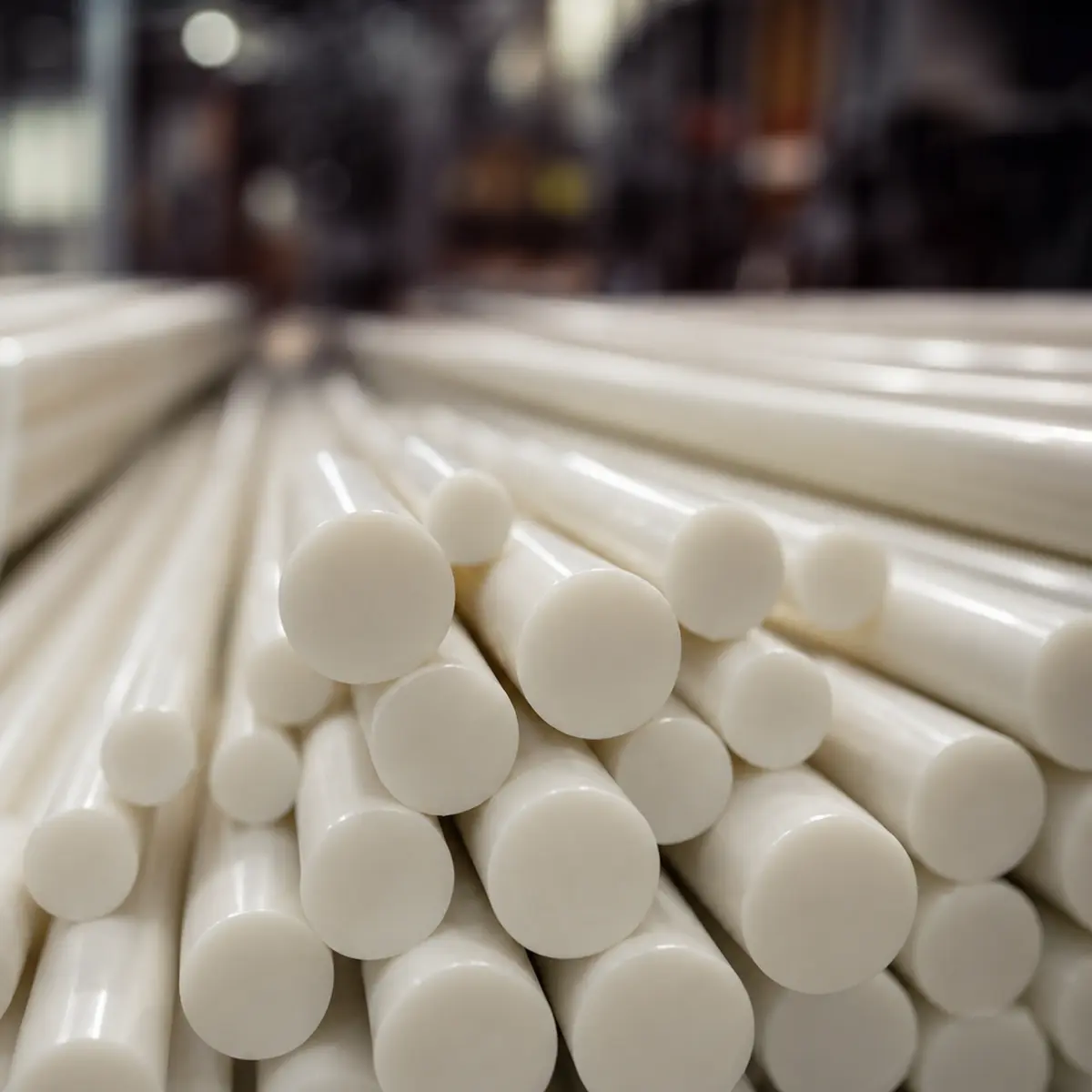 Engineering plastic rods used for CNC plastic machining