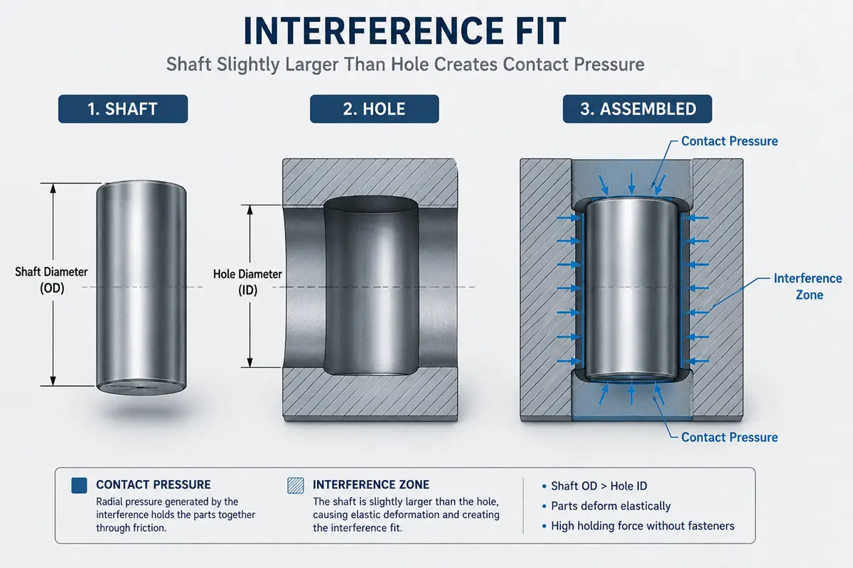 Interference fit diagram