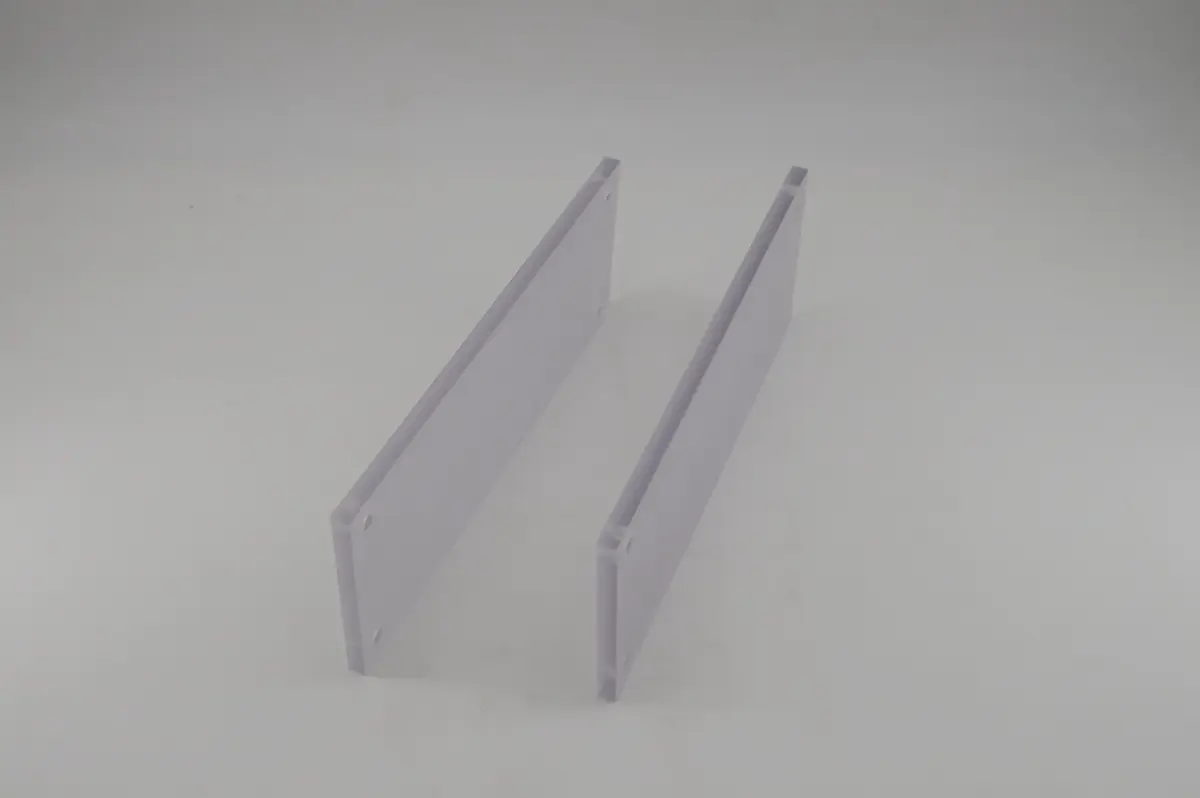 Polished clear PMMA optical prototype