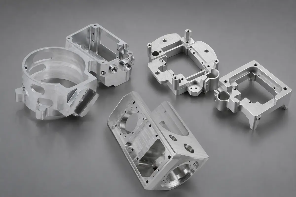 6061 aluminum CNC machined housings and brackets