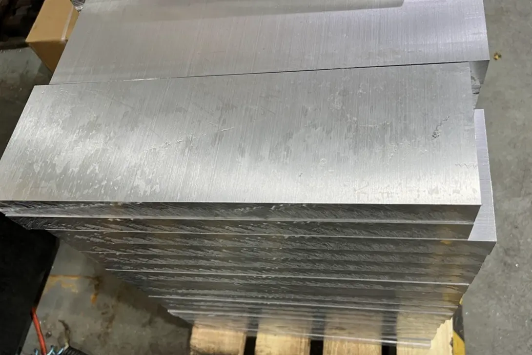 Aluminum plate stock for CNC machining