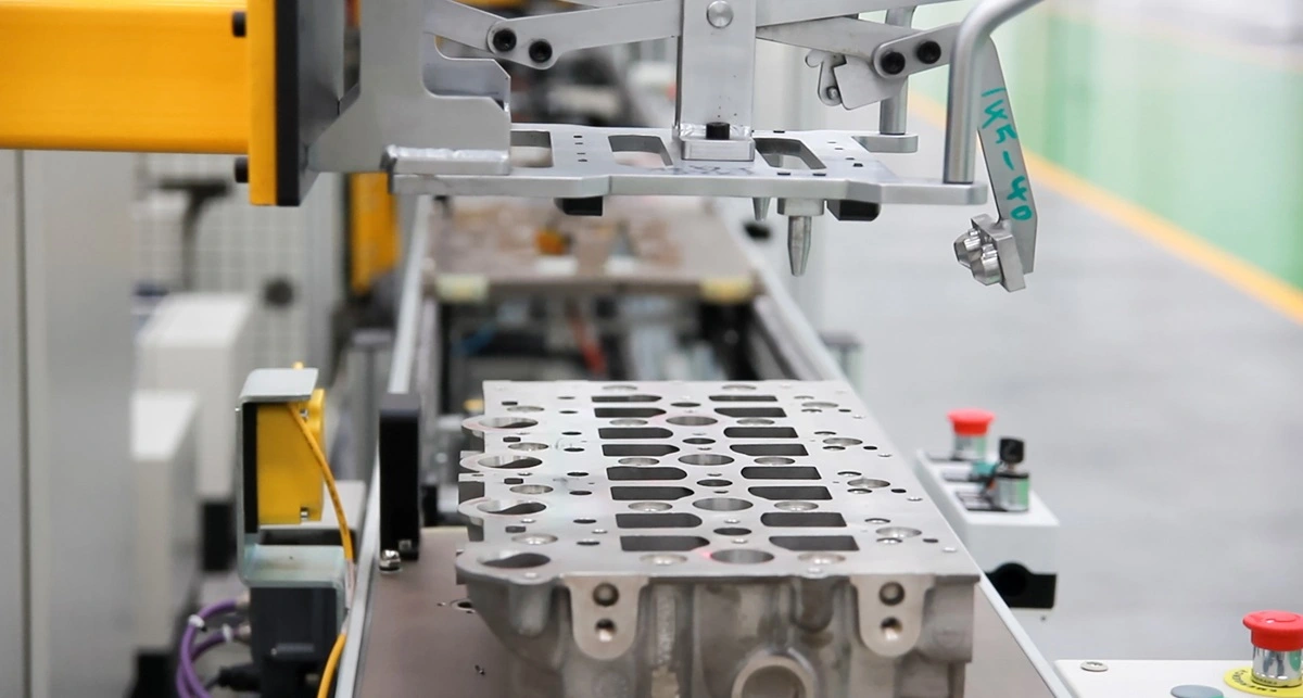 Automated production of aluminum die cast parts