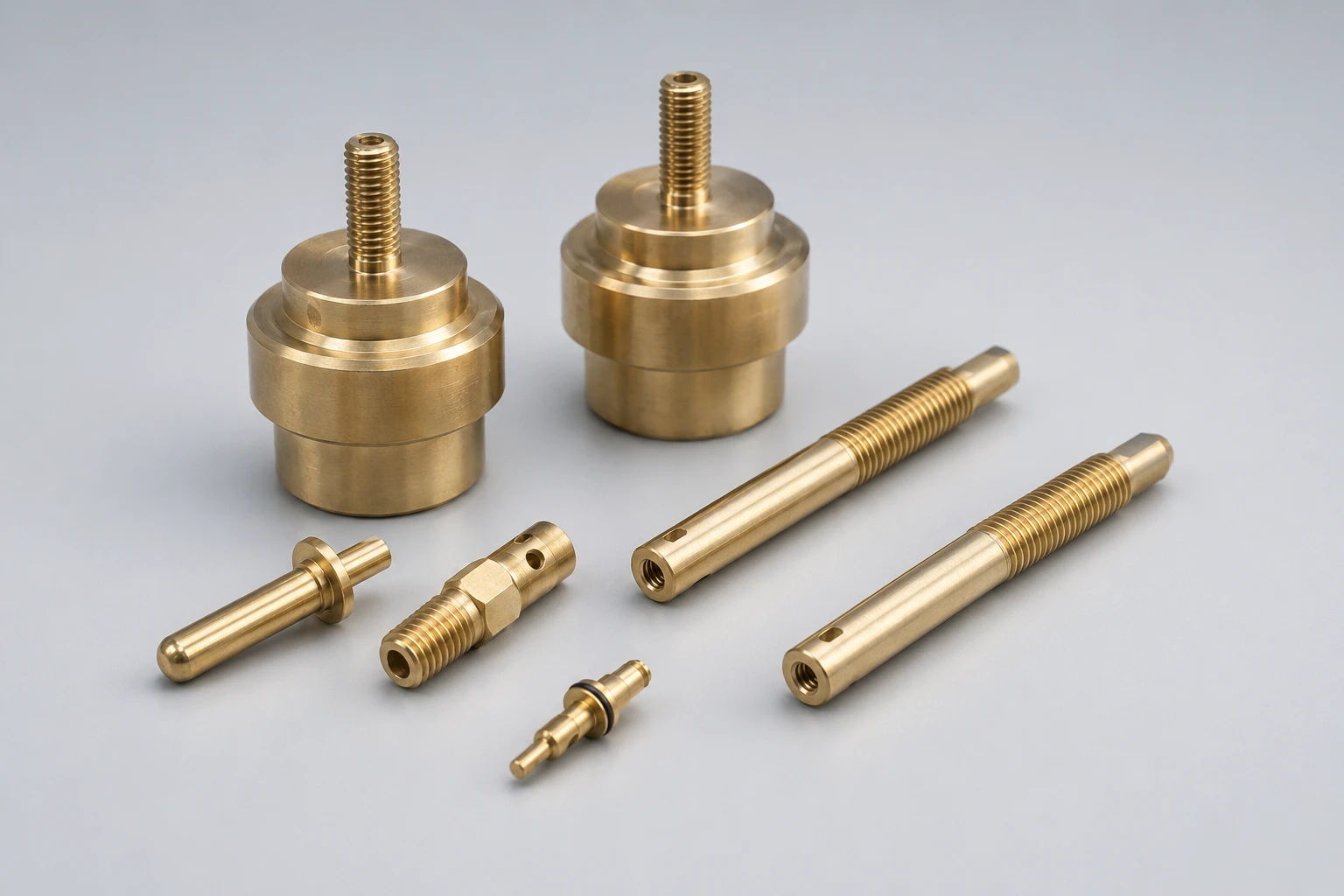 C360 brass CNC turned fittings and connectors