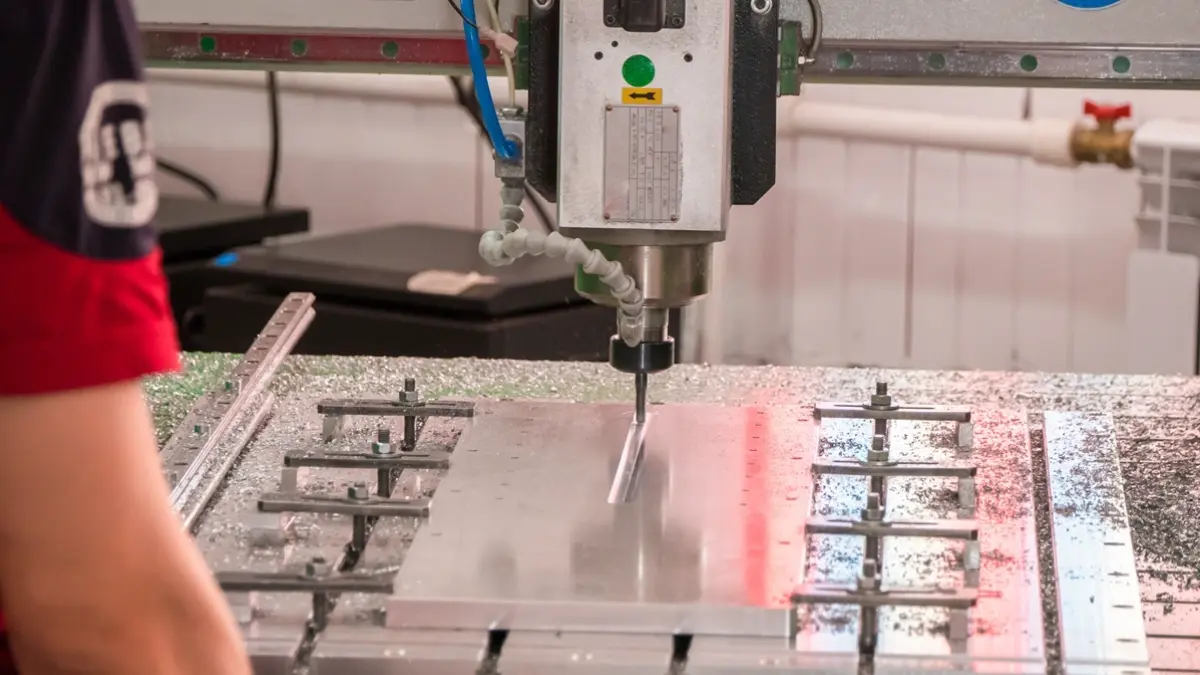 CNC machining 52100 steel part