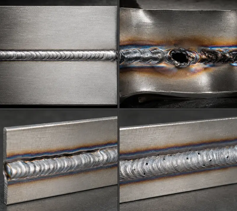 Common sheet metal welding defects