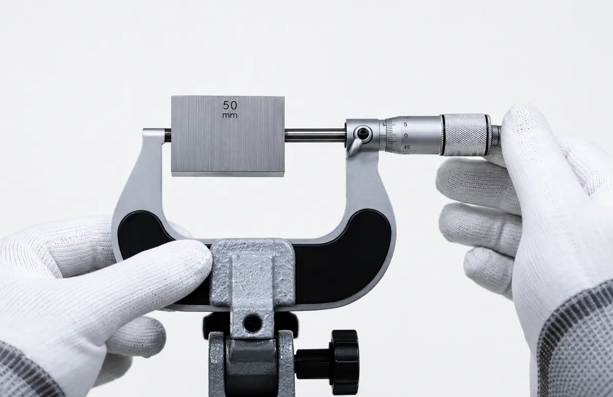 Micrometer measurement during first article inspection