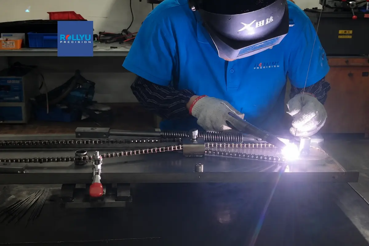 TIG welding a sheet metal assembly
