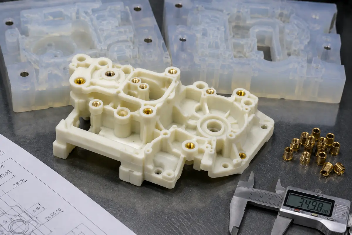 Urethane casting parts with silicone mold