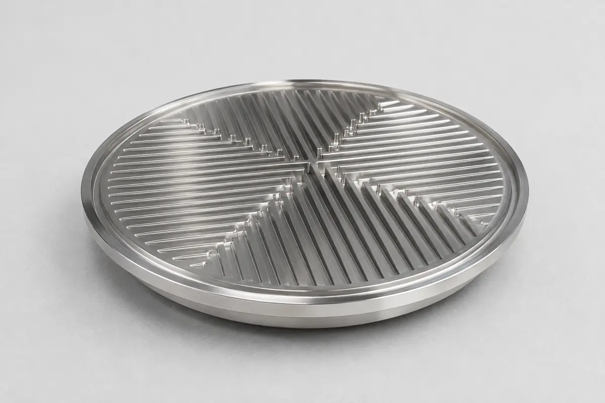 304 stainless steel grooved filter support plate