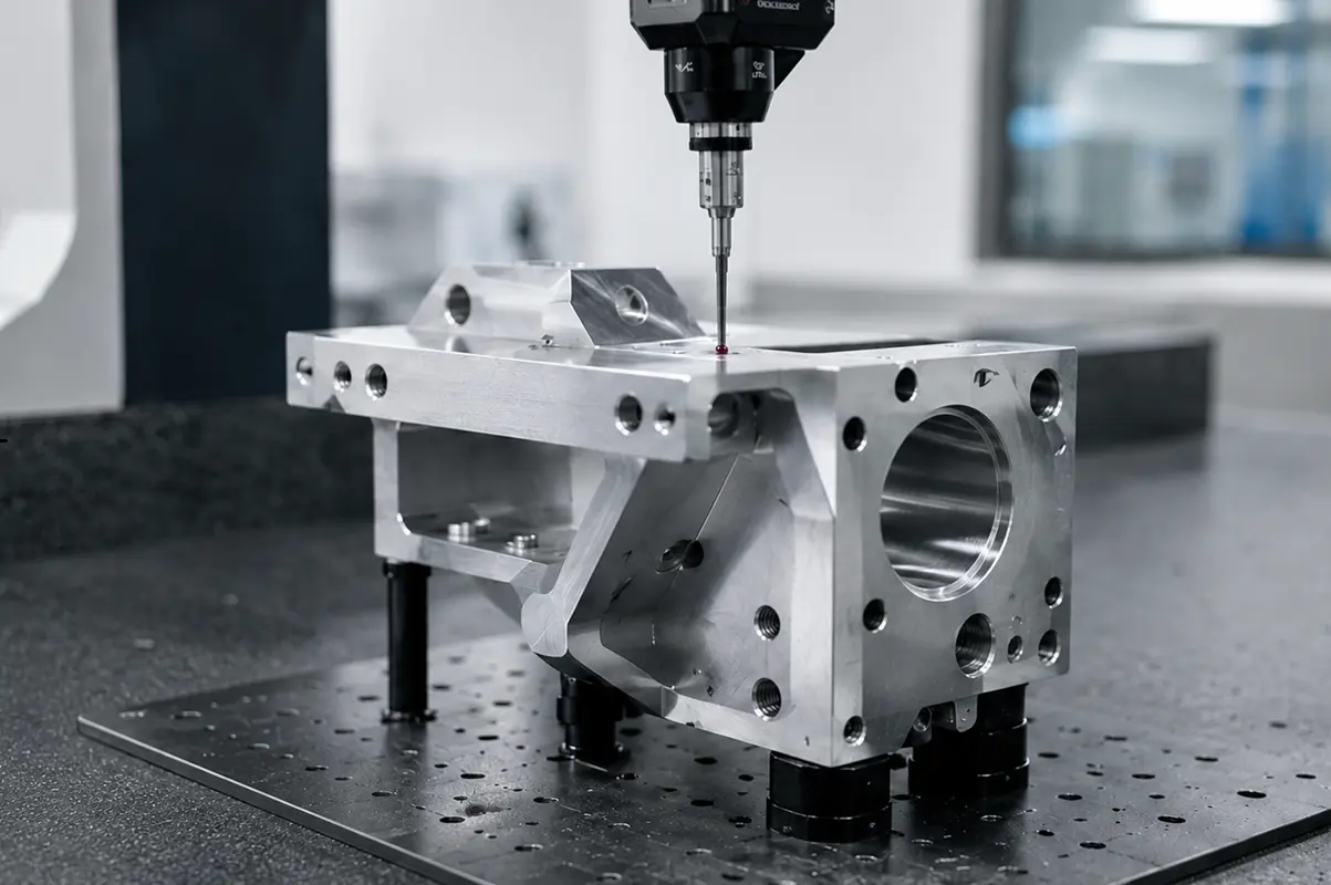 CMM inspection for metal prototypes
