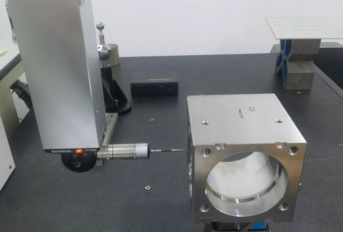 CMM inspection services for GD T verification of a precision CNC machined component