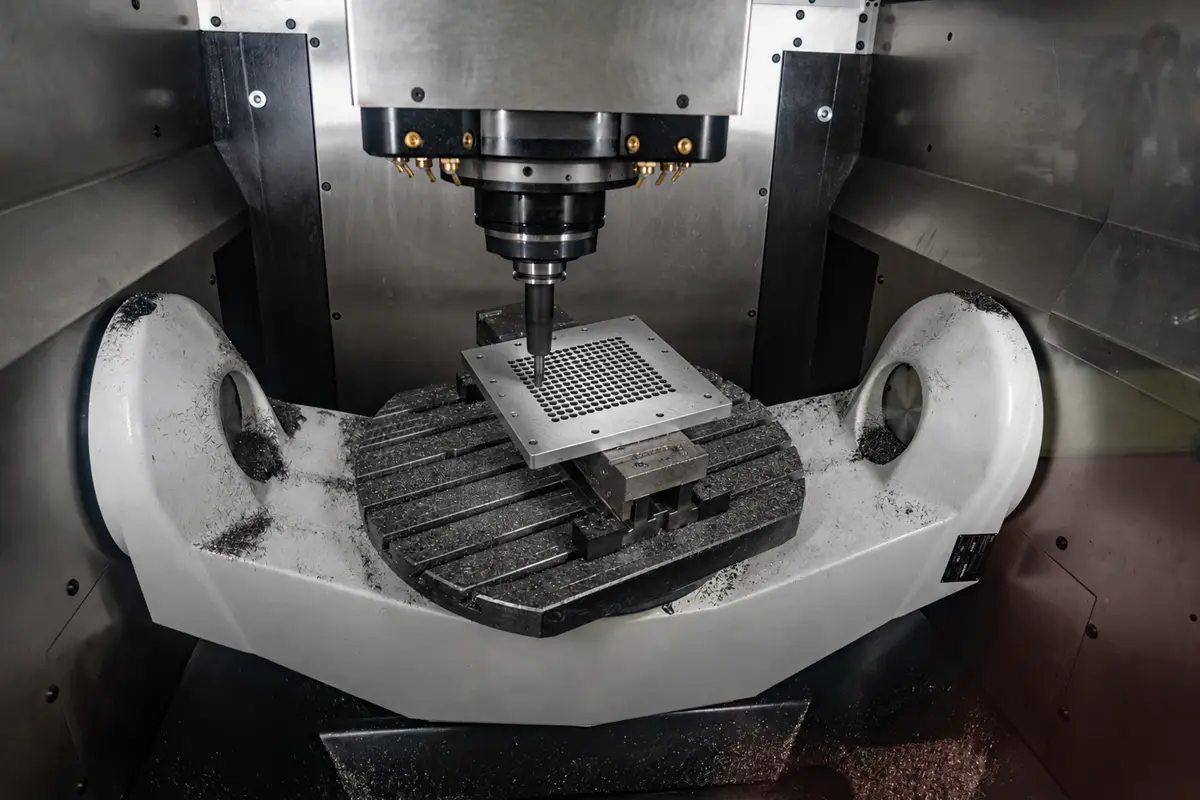 CNC machining semiconductor vacuum components