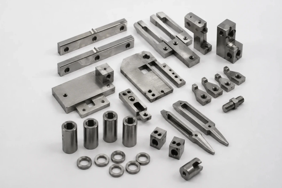 Custom AISI 416 stainless steel CNC machined components manufactur