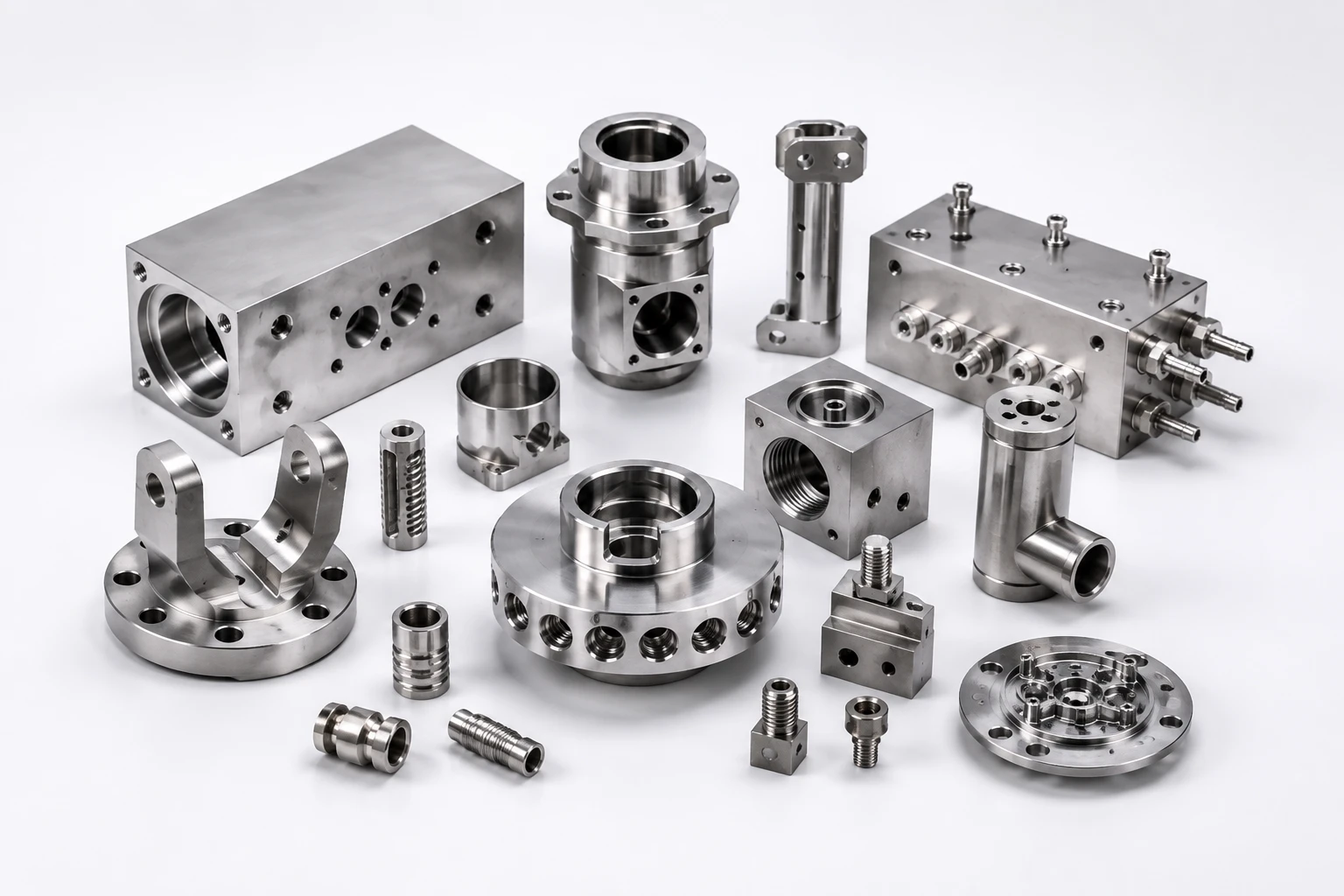 Custom CNC precision machined 420 stainless steel parts with high surface finish