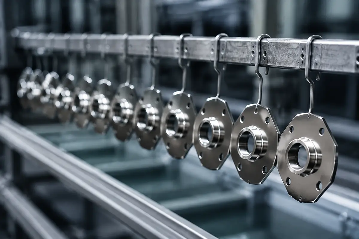 Electropolished 316L stainless steel precision components