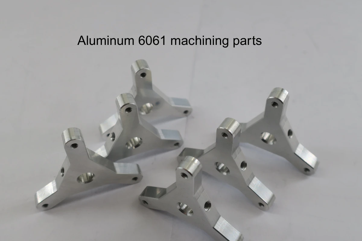 High-strength CNC machined 6061-T6 aluminum structural bracket