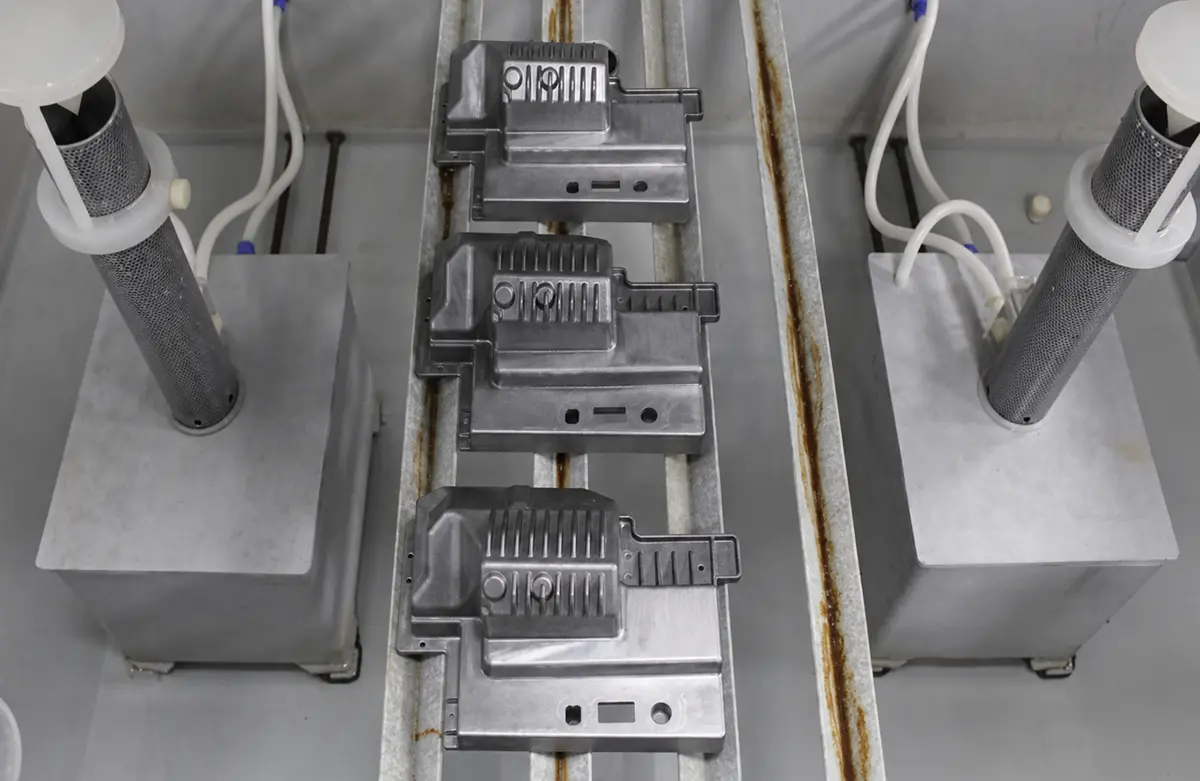 High-volume production of die-cast metal parts