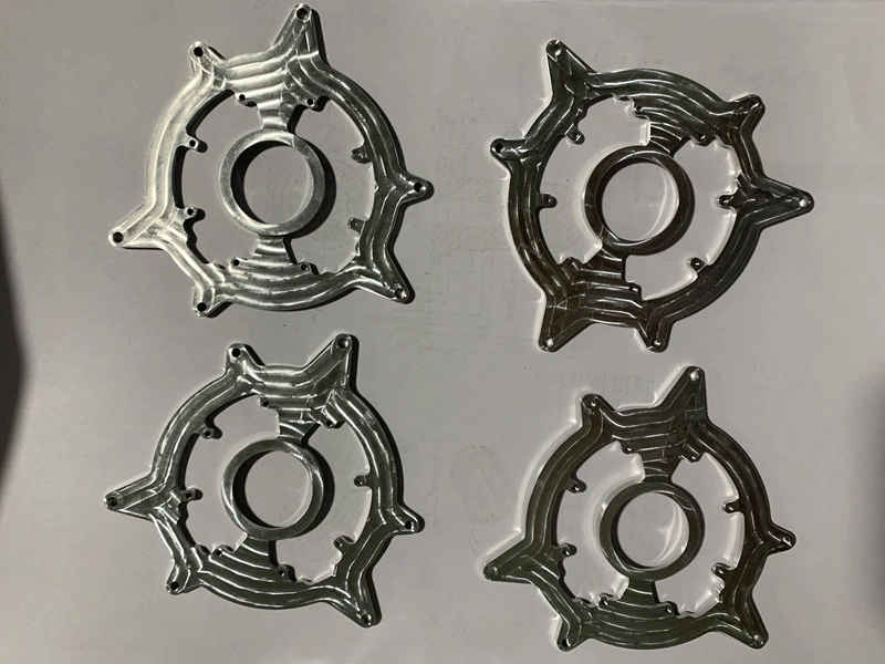 Machined contact faces on vacuum sealing parts