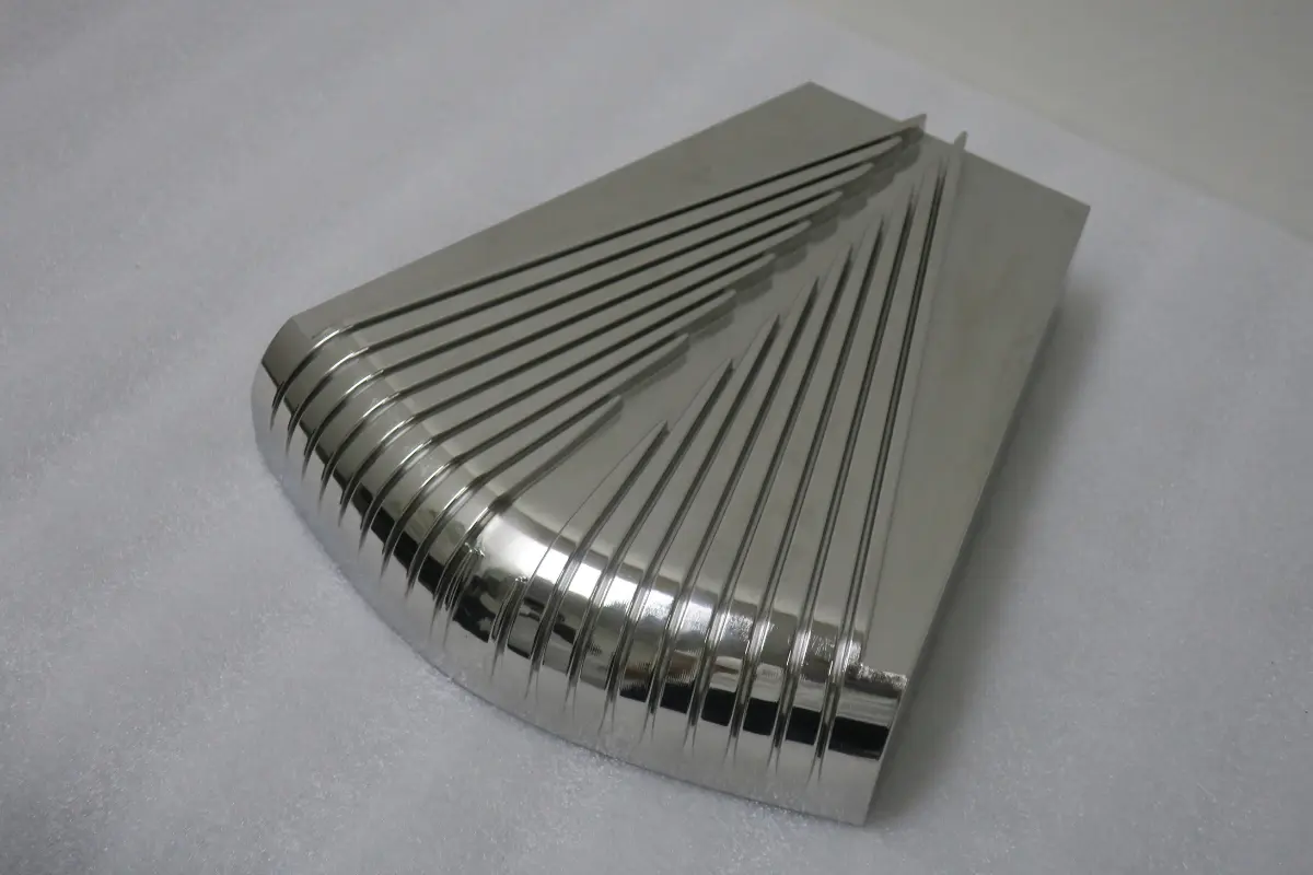 Mirror polished stainless steel precision parts