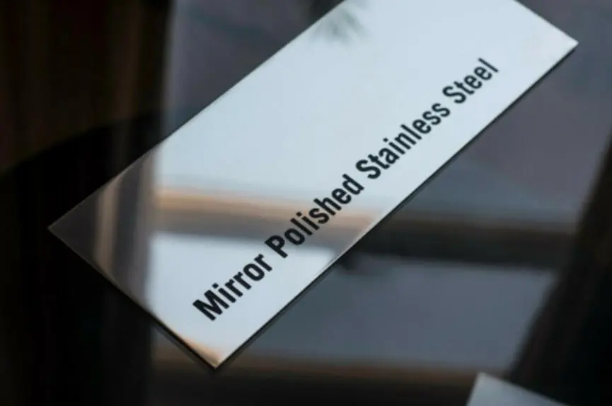 Mirror polished stainless steel sheet