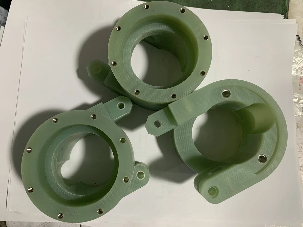 Pocketed G10 Mounting Bracket With Inserts
