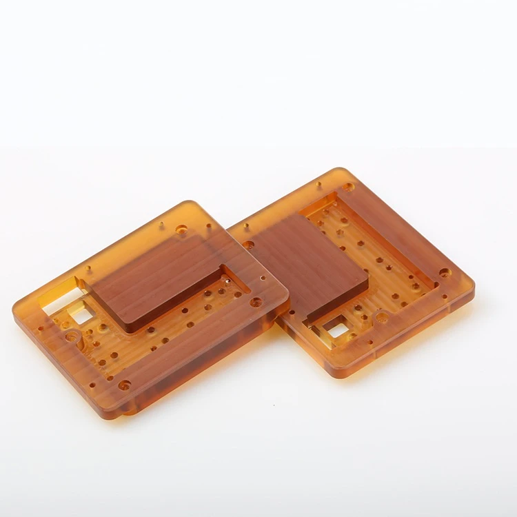 Precision CNC machined PEI plates with pockets and hole patterns